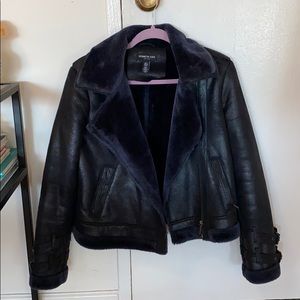Faux shearling jacket